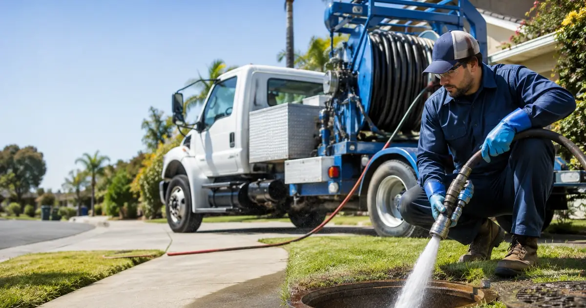 Hydro jet sewer cleaning Orange Cove