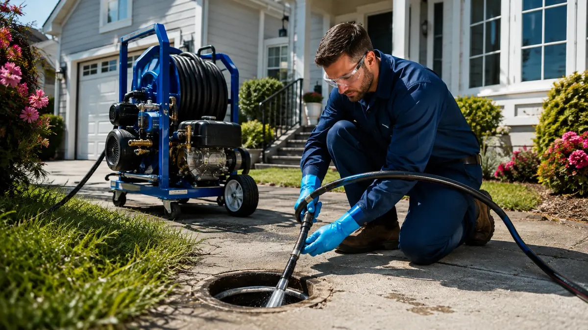 Residential Hydro Jet Drain Cleaning in Orange Cove