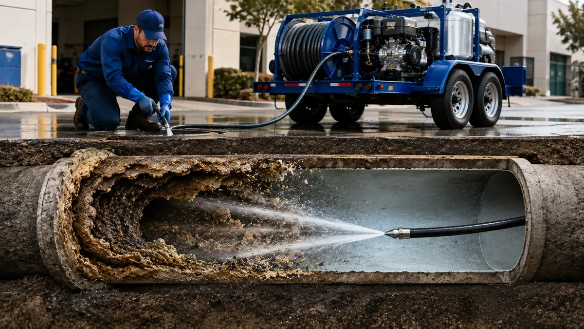Sewer Pipe Descaling in Orange Cove